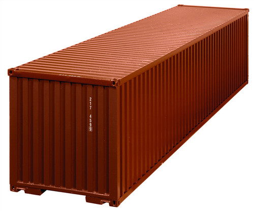 1/18 NZG "Auburn" 40 Ft Shipping Container (Brown) Diecast Model