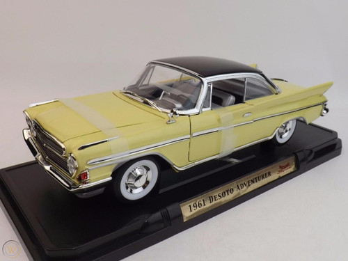 1/18 Road Signature 1961 Desoto Adventurer (Yellow) Diecast