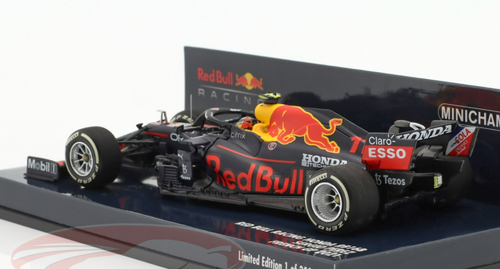 1/43 Minichamps 2021 Sergio Perez Red Bull Racing RB16B #11 3rd French GP Formula 1 Car Model