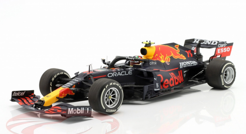 1/18 Minichamps 2021 Sergio Perez Red Bull Racing RB16B #11 3rd France GP F1 Car Model