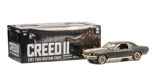 1/18 Greenlight 1967 Adonis Creed's Ford Mustang Coupe Diecast Car Model
