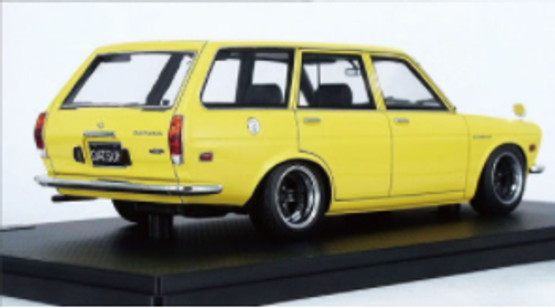 1/18 Ignition Model Datsun Bluebird (510) Wagon Green With Mr. Jun 