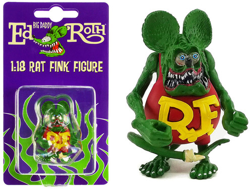 1/18 Scale Ed Roth's Rat Fink Figure - LIVECARMODEL.com