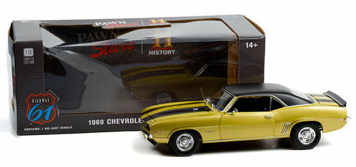 1/18 1969 Chevrolet Chevy Camaro Z/28 Z28 Pawn Stars (2009 - Present TV Series) Diecast Car Model