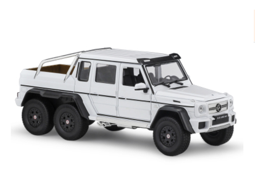 1/24 Welly FX Mercedes-Benz G63 AMG 6x6 (White) Diecast Model