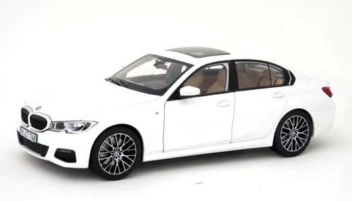 1/18 Norev BMW 3 Series 330i G20 (2019-Present) (White) Diecast Car Model