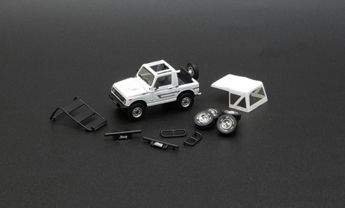  1/64 BM Creations Suzuki Jimny (SJ413) White RHD