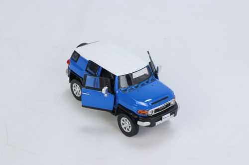  1/64 BM Creations Toyota 2015 FJ Cruiser Blue Diecast full open