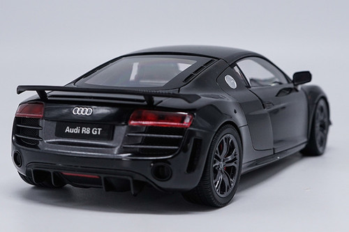 1/18 Kyosho Audi R8 GT 5.2 V10 FSI (Phantom Black) First generation (2006–2015: Type 42) Diecast Car Model