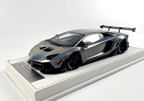 1/18 LJM Lamborghini Aventador LBWK LB-works Holographic Carbon Fiber Base Resin Car Model Limited 5 Pieces (pictures used are leather base)