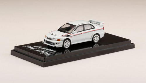  1/64 Hobby Japan Mistubishi LANCER GSR EVOLUTION 6 (T.M.E.) (CP9A) WHITE 