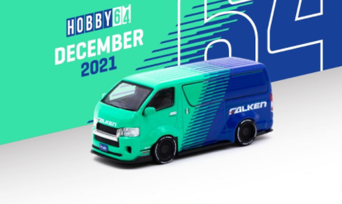 1/64 Tarmac Works Toyota Hiace Widebody Falken