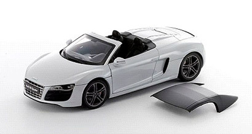 1/18 Kyosho Audi R8 Spyder (White) Diecast Car Model
