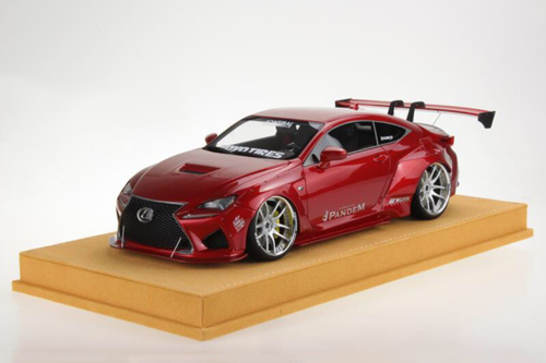 1/18 VAV Lexus RC F RCF Liberty Walk LB Wide Body Resin Enclosed Model (Red)