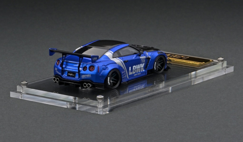 1/64 Ignition Model LB-WORKS Nissan GT-R R35 type 2 Blue Resin Car Model 