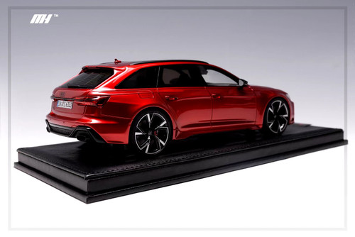 1/18 Motorhelix Audi RS6 Avant C8 (Tango Red) Resin Car Model Limited 99 Pieces