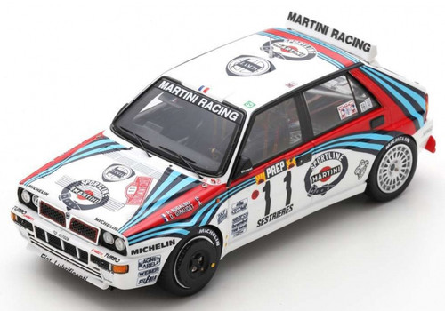 1/43 Lancia Delta HF Integrale No.11 5th Monte Carlo Rally 1992 Philippe Bugalski - Denis Giraudet Car Model