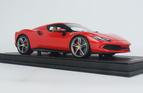 1/18 MR Collection Ferrari 296 GTB (Rosso Scuderia Red) Resin Car Model Limited