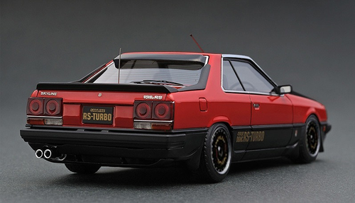 1/43 Ignition Model Nissan Skyline 2000 RS-Turbo (R30) (Red/Black )