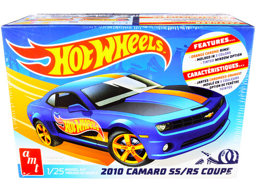 Skill 2 Model Kit 2010 Chevrolet Camaro SS/RS Coupe "Hot Wheels" 1/25 Scale Model by AMT