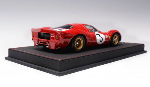 1/18 Top Marques 1967 Ferrari 330 P4 (Red) Test Car Resin Car