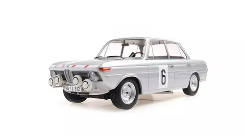1/18 Minichamps 1965 BMW 1800 TISA #6 24h Spa Gino Munaron, Heinz Eppelein Car Model