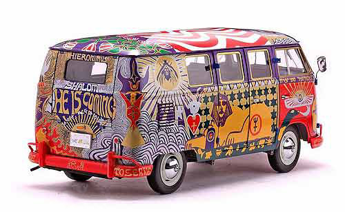 1/12 Sunstar 1957 Volkswagen Kombi Micro T1 Bus (Dove Blue