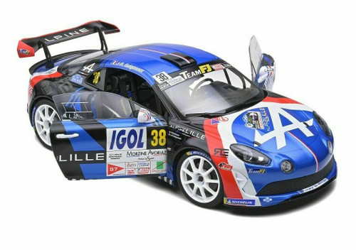 1/18 Solido Renault Alpine A110 RGT Rally Mt Blanc Diecast Car Model