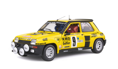 1/18 Solido Renault 5 Turbo Monte Carlo #9 Diecast Car Model