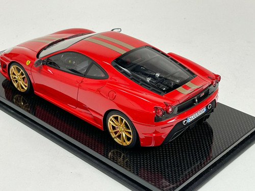 1/18 Looksmart Ferrari F430 Scuderia Red Gold Stripe Gold Wheels #25/25 Resin Car Model