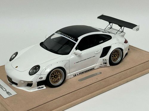 1/18 Porsche 911 997 Liberty Walk LB Performance (Gloss White