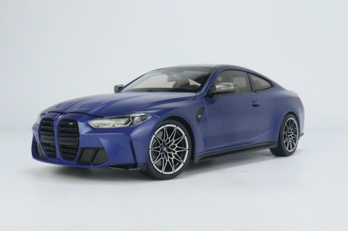 1/18 Minichamps BMW G82 M4 Competition (2020-Present) (Blue) Fully Open Diecast Car Model Limited 1000 Pieces