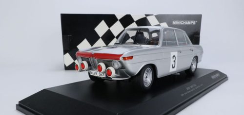 1/18 Minichamps 1965 BMW 1800 TISA #3 24h Spa Dieter Glemser, Jacky Ickx Car Model