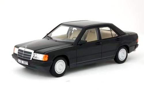 1/18 Norev 1984 Mercedes-Benz Mercedes C-Class 190E (Black) Diecast Car Model