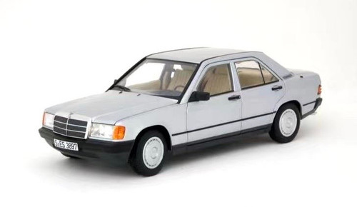 1/18 Norev 1984 Mercedes-Benz Mercedes C-Class 190E (Silver) Diecast Car Model