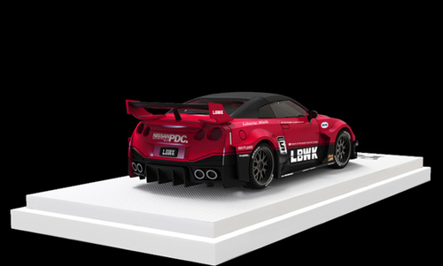 Nissan GT-R Nismo GT30 EVA RT Test Type-01 #33 Aape x Eva Racing Kakusei  Edition NISMO Festival (2019) MINI GT x Pop Race 1/64 Diecast Model Car by  True Scale Miniatures 