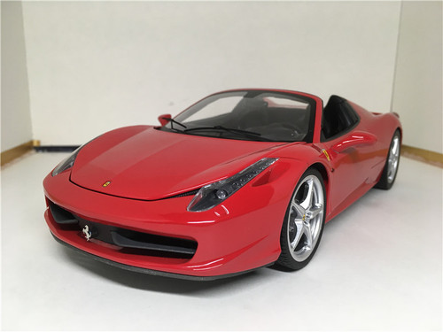 1/18 Hot Wheels Hotwheels Elite Ferrari 458 Italia Spider (Red