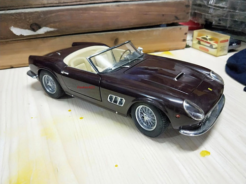 Ferrari 250 California SWB Le Mans 1969 White #20 Elite Edition 1