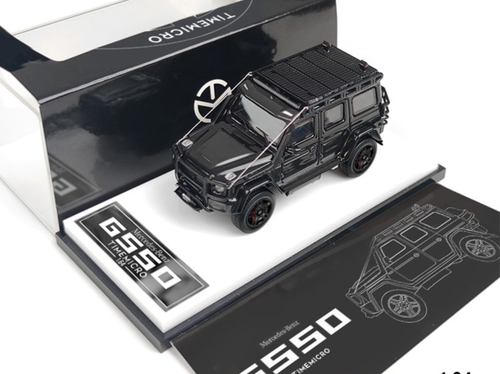 1/64 Time Micro Mercedes-Benz Mercedes Brabus G550 (Black) Deluxe Edition Car Model