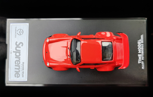 1/64 Time Micro Porsche 911 964 RWB Red Supreme Edition Car Model
