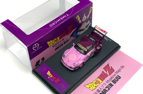 1/64 Time Micro Porsche 911 993 RWB Dragon Ball Z Majin Buu Edition Car Model