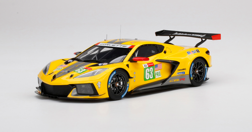 1/18 Top Speed Chevrolet Corvette C8.R #63 24Hr. GTE PRO 2nd Place Resin Car Model