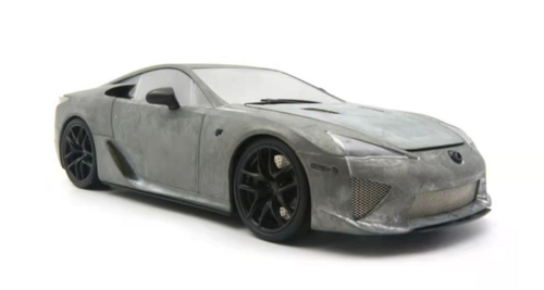  1/18 Well Lexus LFA White with Carbon roof + Red Interior Diecast full open