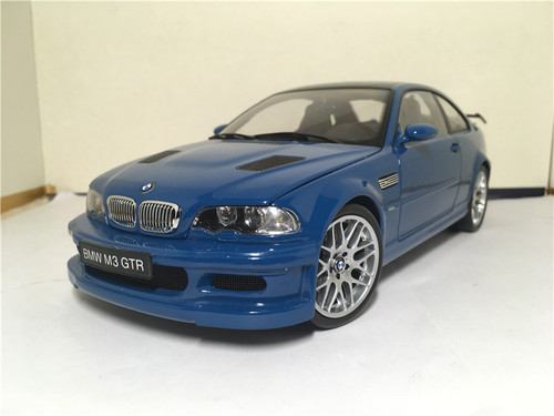 1/18 Kyosho BMW E46 M3 GTR (Blue) Diecast Car Model - LIVECARMODEL.com