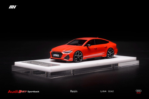 1/64 Motorhelix Audi RS7 Sportback (Red) Resin Car Model Limited