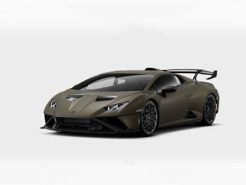 1/18 MR Collection Lamborghini Huracan STO (Verde Turbine Grey) Resin Car Model Limited 25 Pieces