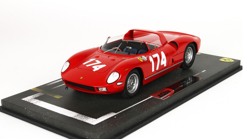 1/18 BBR Ferrari 250 P Targa Florio 1963 Car N.174 Resin Car Model Limited