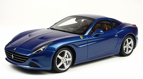 1/18 BBR Ferrari California T (Closed Roof) Blue Resin Car Model Limited 20 Pieces