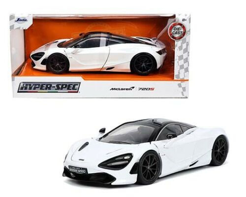 1/24 Jada McLaren 720S White Diecast Car Model