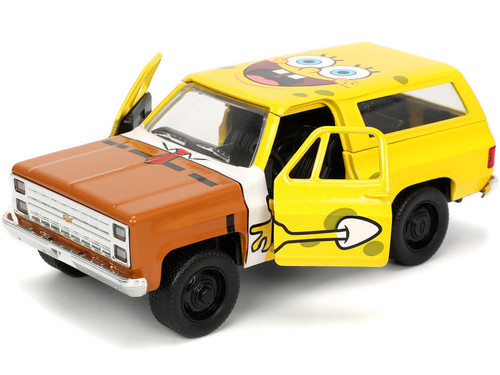 1/32 Jada SpongeBob SquarePants & 1980 Chevrolet K5 Blazer Diecast Car Model